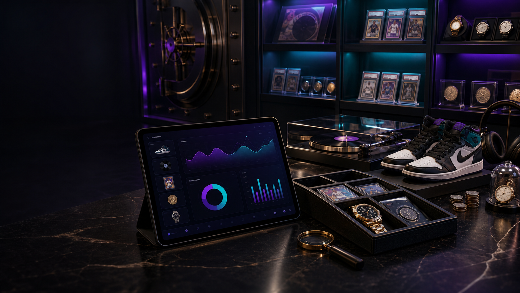 Premium collector vault